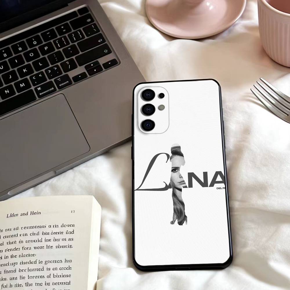 L-Lana del rey Singer  Phone Case For Samsung S25,24,23,22,30,21,10,9,Ultra,Plus,Lite,FE,4,5 G Soft Black Case