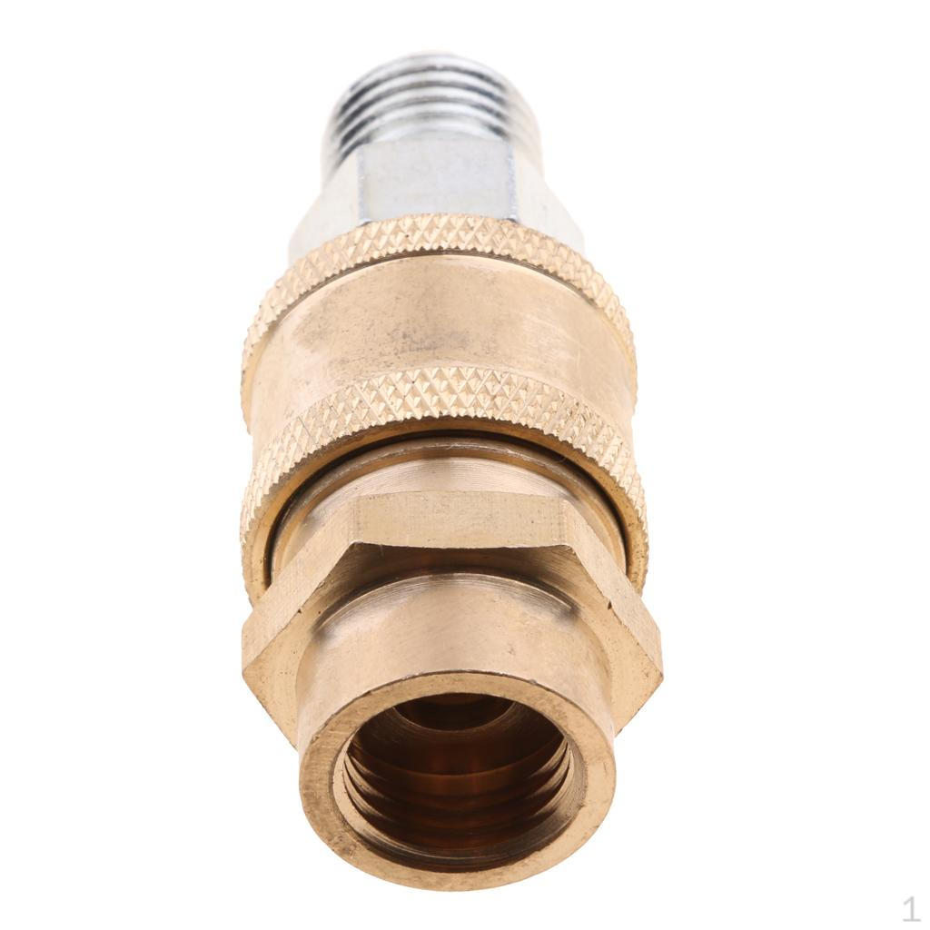Pressure Washer 14mm Male to Female Brass Coupling