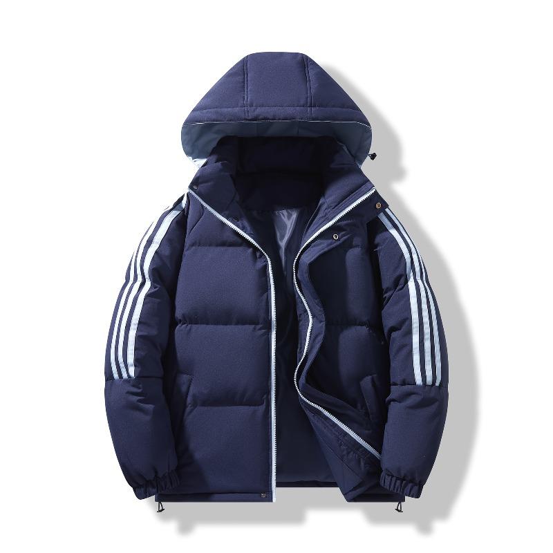 Hooded Cotton-padded Men's Winter New Loose Cotton-padded Jacket Bread Jacket Short Warm Cotton-padded Jacket
