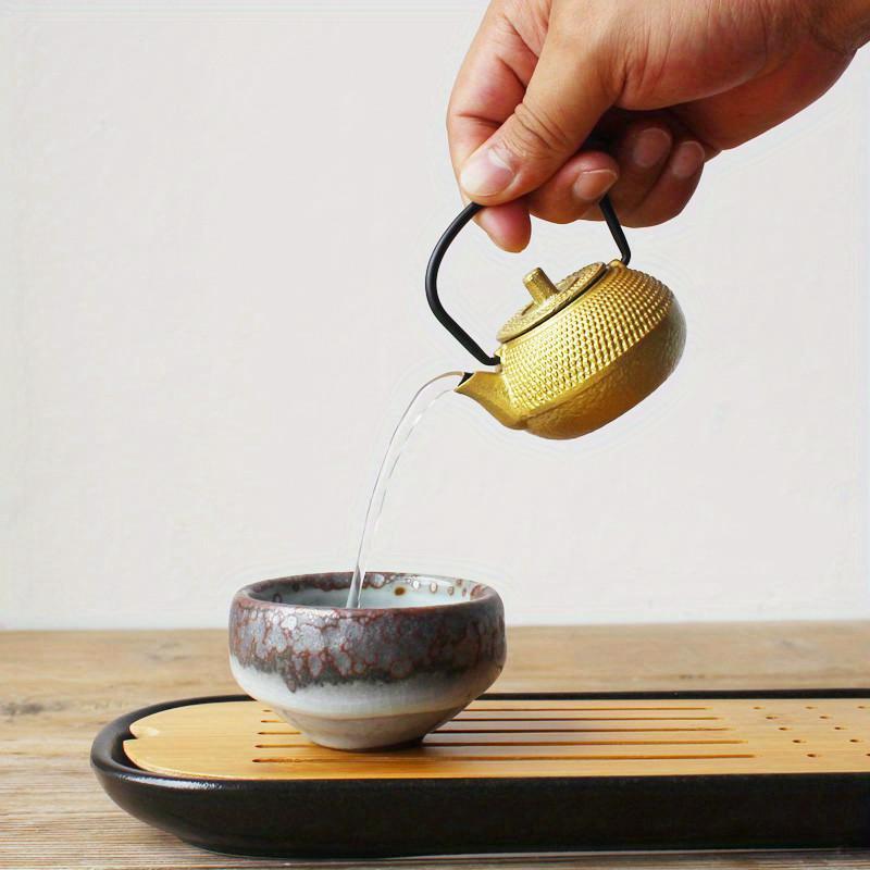 1PC Mini 50ml Japanese Cast Iron Teapot Set Funny Tea Pot Kettle Drinkware Infusers High-grade Tools