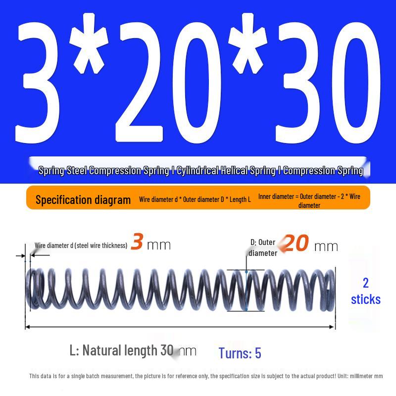 Compression Spring Y-Type Shock Absorbing Coil 3*16/17/18/19/20