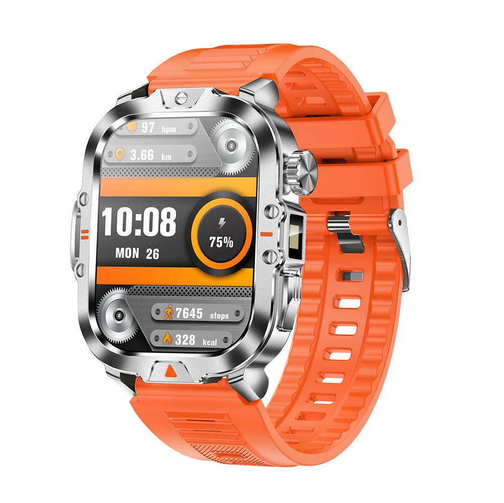 

LED Flashlight Smart Watch 2.01 Bluetooth Call Voice Assistant Multi Sports Modes Health Monitoring Smartwatch For Men Women