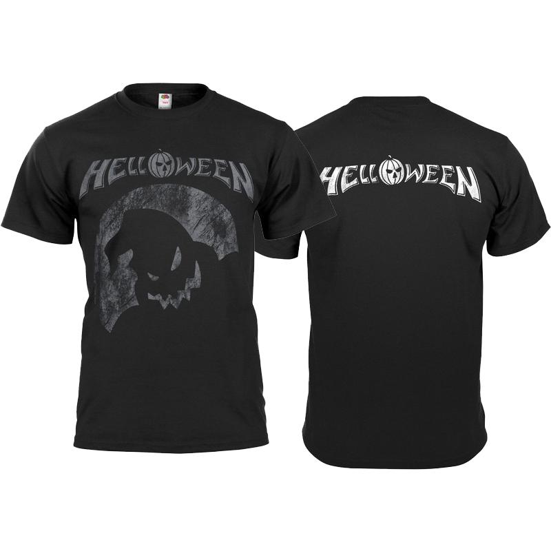 New Rock Helloween 3D-gedrucktes Herren- und Damen-T-Shirt Retro Street Rock Kleidung Rundhals Kurzarm Harajuku Top