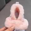 Winter Girls High-top Furry Cotton Shoes Children Boy Fur Boots Warm Waterproof Non-slip kids Snow Boots Fashion Plush Sneakers
