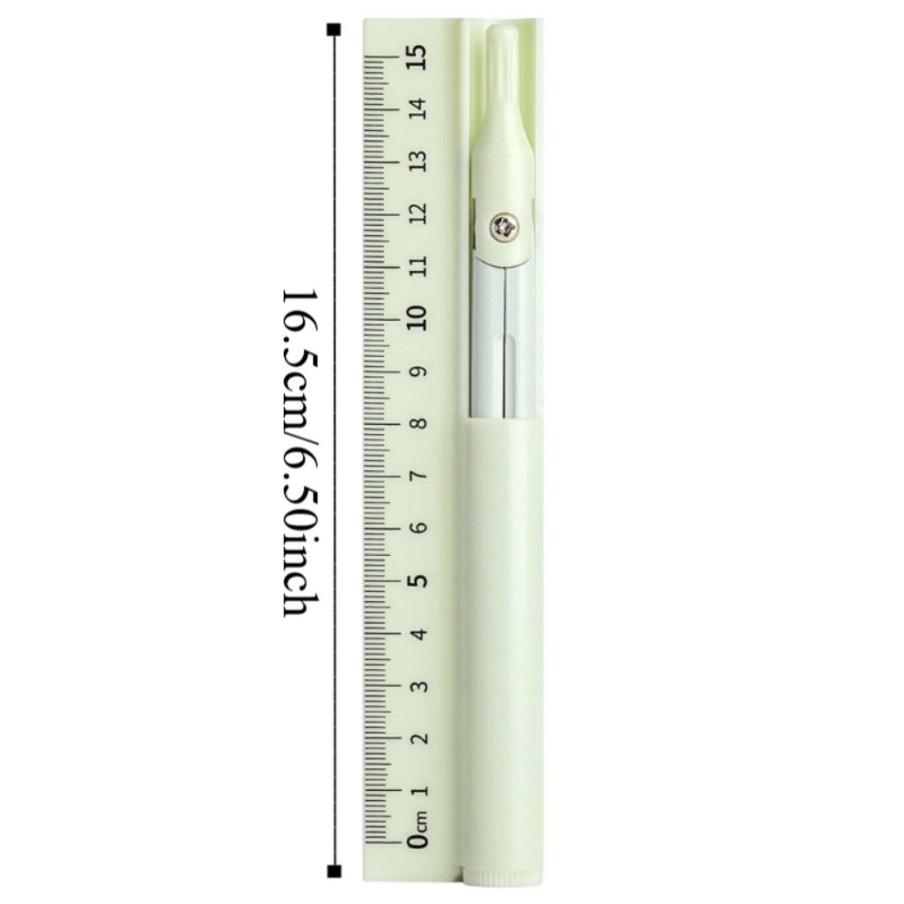 3-in-1 Drawing Ruler Dual-purpose Compass Ruler Set Office Accessories Compass Pen  Drawing Tools