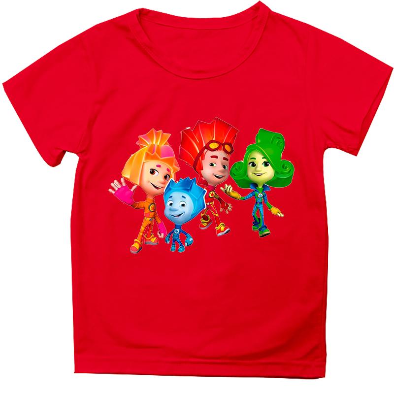 Die Fixies Grafik Kinder T-Shirt Mode Lässige Oberteile Kurzarm T-Shirt Mädchen Kleidung Sommer Rundhals T-Shirt Kinderkleidung Straße