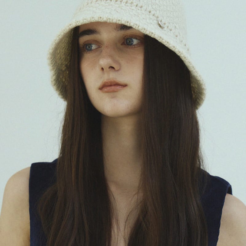 

Marchen Loa вязаная панама_3 цвета black