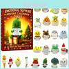 Emotional Support Advent Calendar With Cartoon Character Blind Box For Holiday Gift And Interactive Play