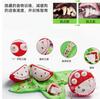 Plush Dog Toy with Squeaker Interactive Crinkle Sound Soft Stuffed Puzzle Shape Suitable for Small and Medium Dogs Durable Pet Chew Toy