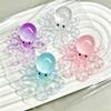 Octopus Jelly Transparent Glitter Squeeze Relief Pressure Sensory Toy Non-Toxic Soft Squishy Kawaii Heal Adhd Fidget Toy