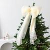 Decorative Bow Knot Baubles Exquisite Bow Hanging Ornaments Xmas Trees Pendant  New Year