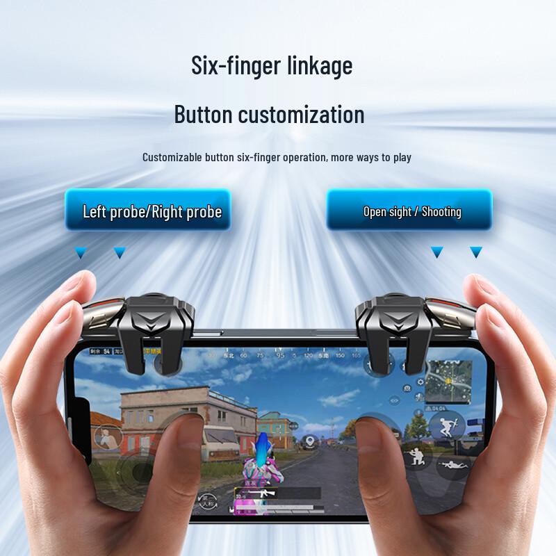6-Finger Mobile Gaming Trigger