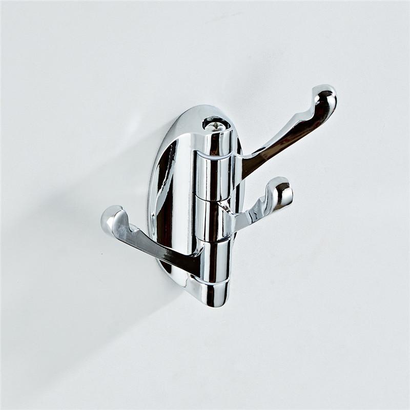 Gray Towel Hooks Wall Mounted Antique Rotating Robe Hooks,Mental Clothes Hook,Towel Holder,Bathroom hook accessories