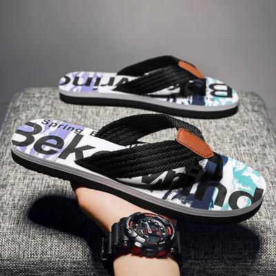 New Flip Flops Slippers Men Summer Anti-Skid Outdoor Korea Casual Light Beach Sandals Household Slipper Students Slides