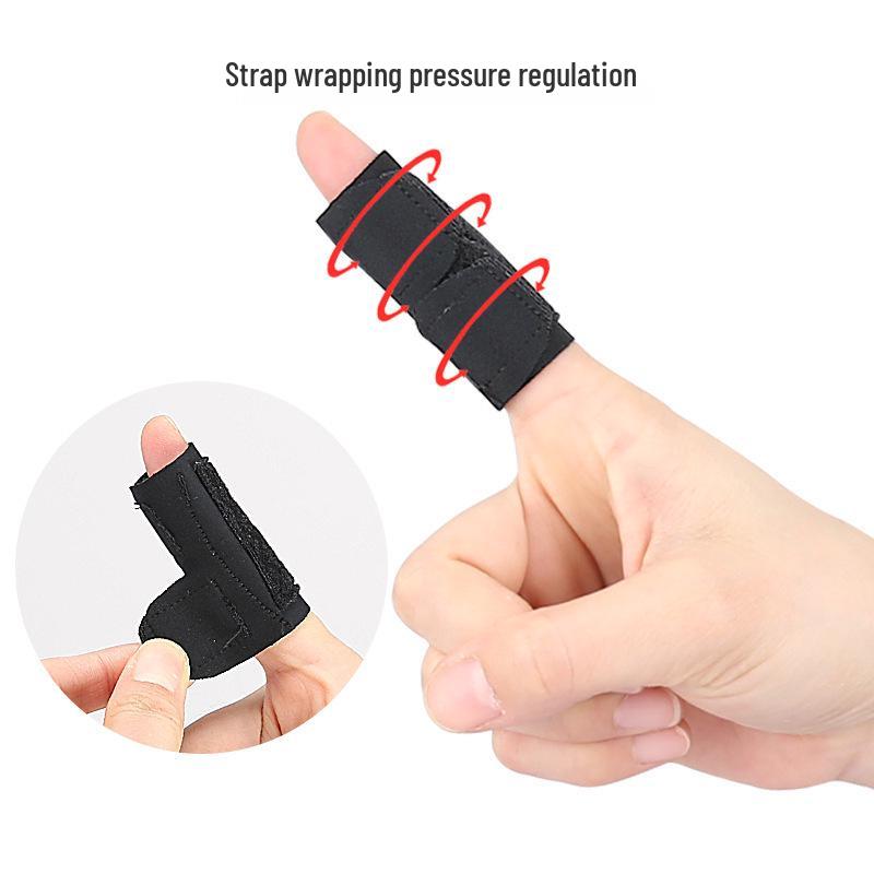 Protective Sports Finger Cots - Single/Double Compression Straps for Basketball & Volleyball