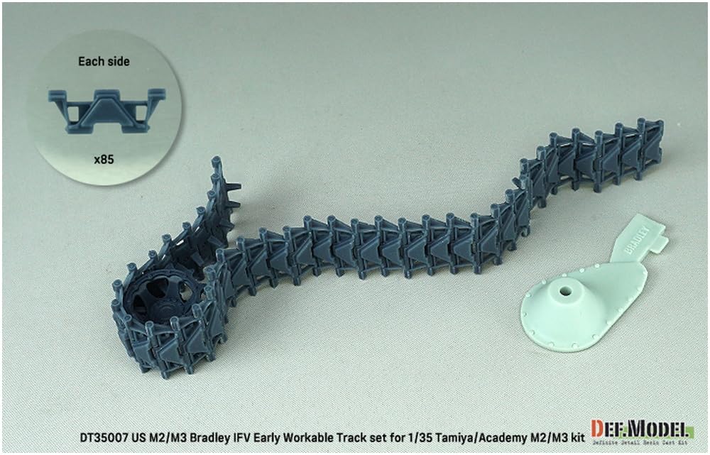 Differential Model Current American Bradley Infantry Fighting Vehicle Movable Track Set Early Type Tamiya Plastic Model Parts DT35007 DEF.MODEL 1/35
