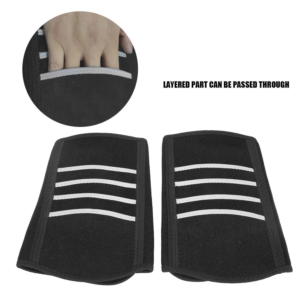 1 Pair Self Heating Knee Brace Elastic Arc Layered Sport Joint Protection Knee Brace Sleeve