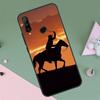 Cowboy de rodéo Lariat Chevaux Pour Huawei Nova 9 10 SE Y91 Y61 Y90 Y70 Y60 Y72 12s 12i 11i 7i 8i P60 Pro P30 P40 Lite Coque
