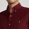 Polo Ralph Lauren Solid Color Logo Embroidered Polo Collar Single-Breasted Long Sleeve Shirt Men shirts 710815620-004