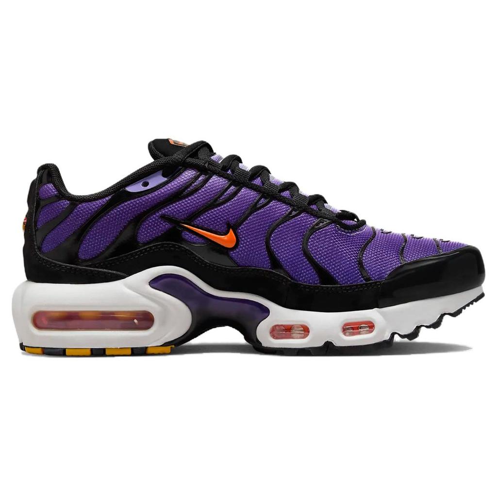 Nike Air Max Plus OG GS Viola Tensione 2024 Scarpe da Ginnastica Bambino Nero Viola-Agata Arancio Totale CD0609-024