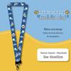 Cartoon Campus ID Holder with Lanyard for Students: Access Card, Meal Card, Bus/Subway Badge