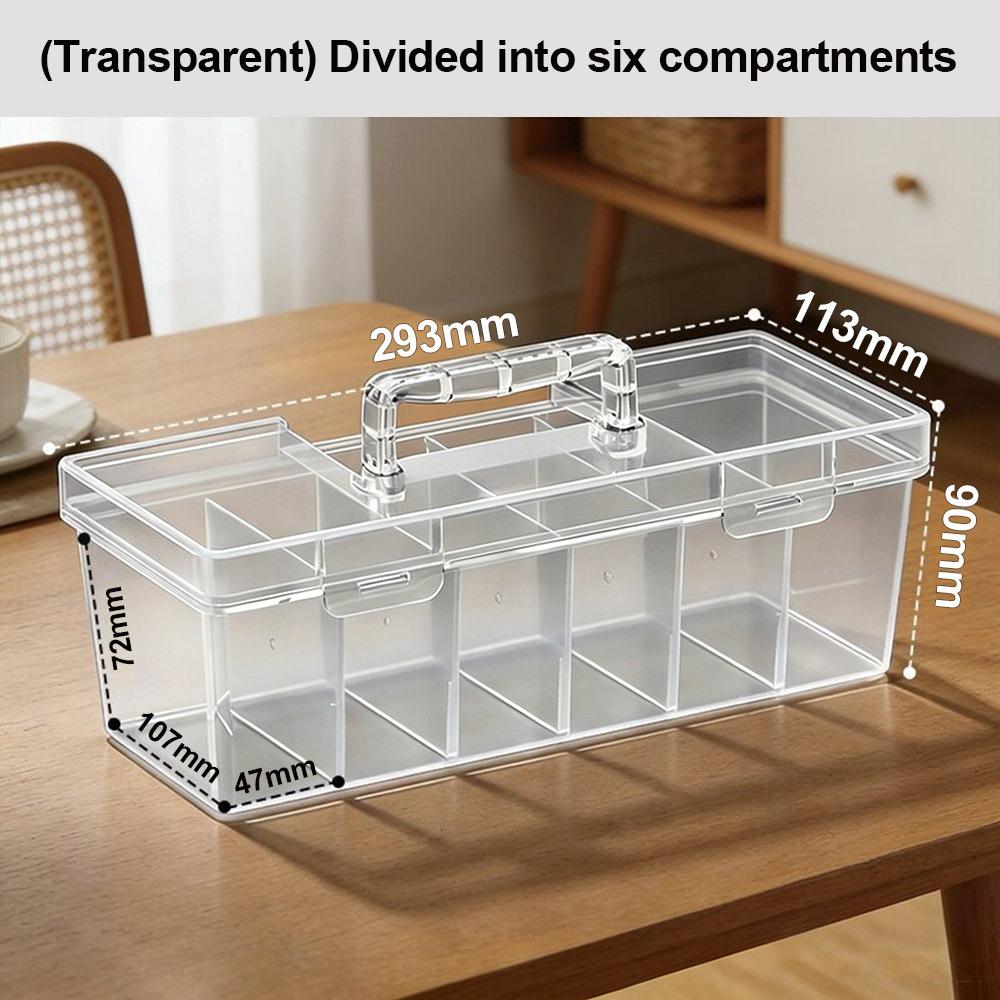 Multi-functional Tool Storage Box Transparent Hardware Tool Organizer Parts Organizing