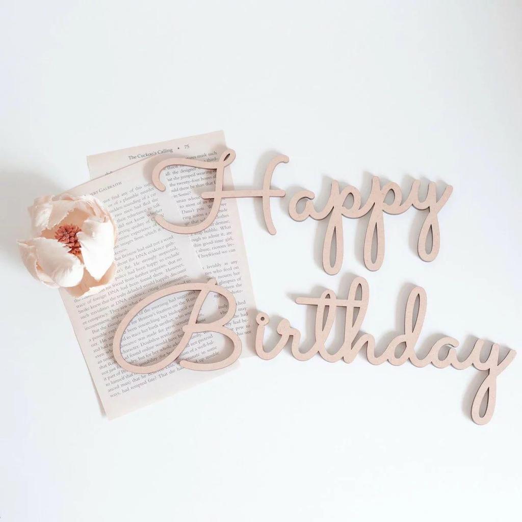 Children's Room 100-Day Birthday Wooden Decorations and Photo Props, Ins Style