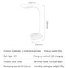LED desktop table lamp USB rechargeable lighting eye care room night light bedroom bedside student reading light