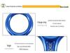 Aluminum Alloy 35KN Figure-Eight Descender for High-Altitude Rock Climbing and Abseiling