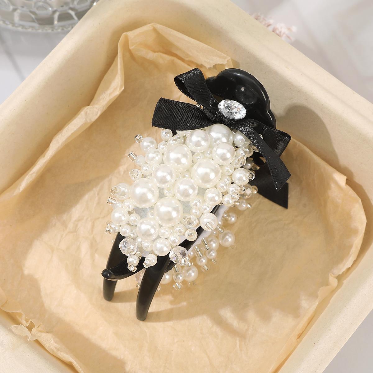 

1PC Exquisite Imitation Pearl Hairpin, Korean Sweet Hairpin, Suitable for Women and Brides