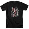 Batman Bad Gals Bw Mens T Shirt Black