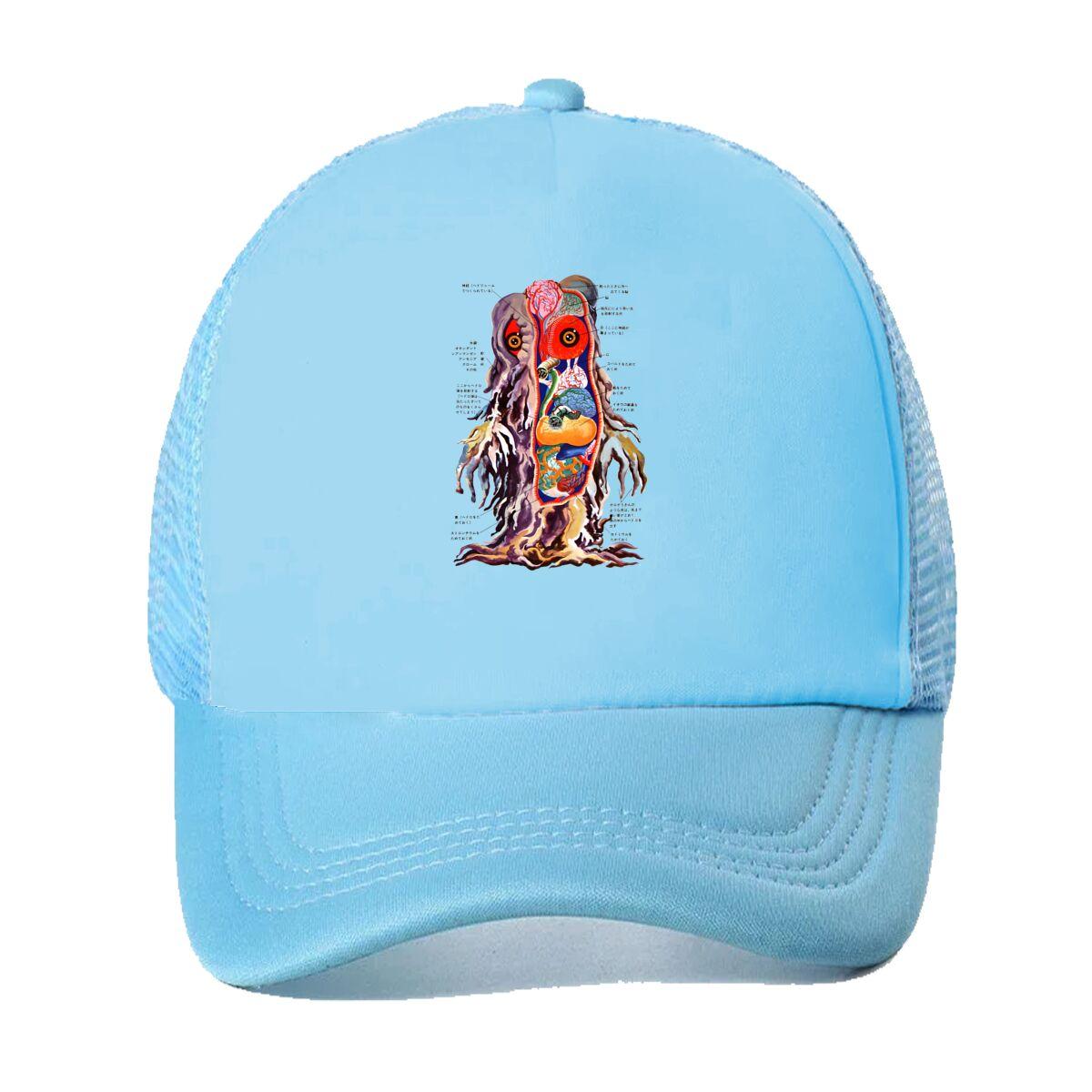 

“Monster Anatomy Horror, Art Design” Mesh Baseball Cap One Size