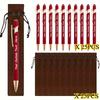 25Sets Customizable Ballpoint Pens Luxury Soft Touch round Writing Tools with Brown Cases - Includes 25 Pens And 25 Brown Bags
