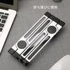 Aluminum Foldable Tablet Stand with Ergonomic Design for Posture Phone Desktop Stand for and Adjustable Height and Portable Stability, Non-Slip,