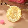 Vintage Wax Seal Stamp 10 Pcs Head Replacements, Flower Pattern Sealing Retro Brass Heads for Envelope, Invitations, Wedding, Gift Packing,
