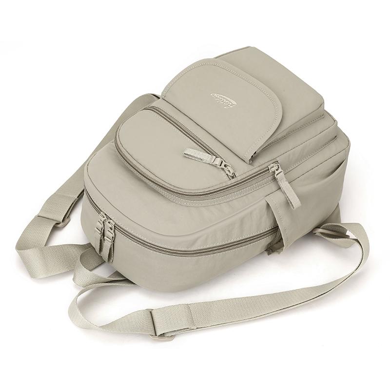 Backpack Nylon Waterproof  Laptop Unisex Casual Mochila Sports Travel Zipper Lightweight Rucksacks