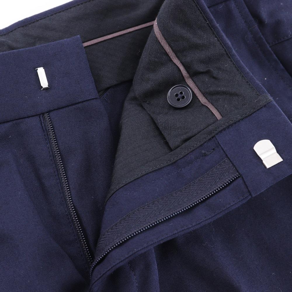 Hermes Hose H835210H40142 Marineblau Baumwolle Herren Gebraucht