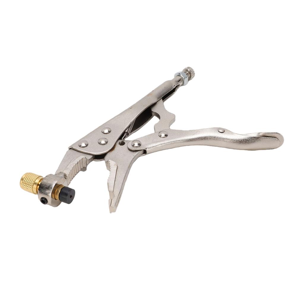 Refrigerant Recovery Plier Air Conditioner Refrigerant Recovery Tool with 1 4 Inch SAE Interface Locking Pliers for 8mm