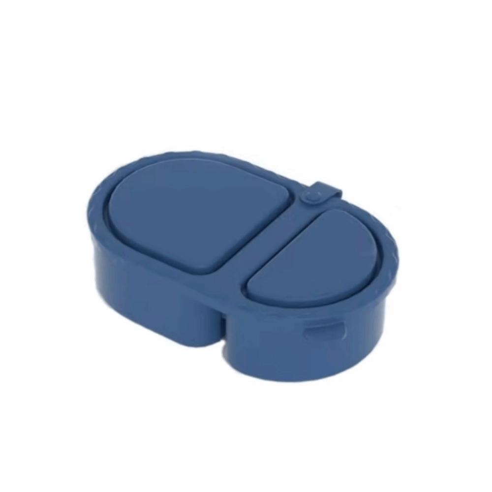 

Leak-proof Silicone Lunch Box Reusable Meal Prep Container Fruits Salad Box Food Container Picnics темно-синього кольору