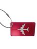 Aluminum Alloy Airplane Luggage Tag - Metal Baggage ID Card for Suitcase