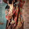Retro Floral Double Layer Cotton Gauze Loose Fit Shirt - 1962 Yan Qing
