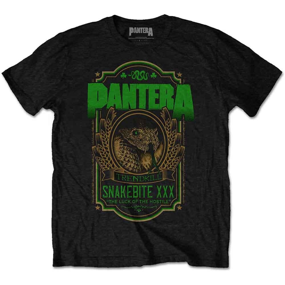 Pantera Snakebite XXX Label T-Shirt Black New Unisex T-Shirt M
