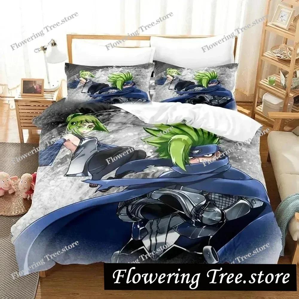 3D Print Anime Edens Zero Bedding Set Duvet Cover Bed Set Quilt Cover Pillowcase Comforter King Queen Size Boys Adult Bedding S