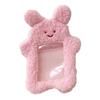 Plush Bunny Card Holder With Cartoon Animal Design For Students And Collectors