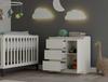 Cómoda 1D3S Armario 1 Puerta 3 Cajones Para Sala de Estar Dormitorio Cachemira Beige