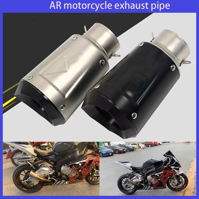 Motorcycle Exhaust Pipe Universal 51mm 60mm for Racing tubo escape escapamento de moto CBR600F MT07 Z800 R6