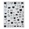 Nail Art Sticker, Micro-Engraved Three-Dimensional Cartoon Cute Cat Bow Flower Adhesive Nail Sticker