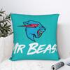 Mr-Beasts Pillow Case Morden Pillow Cover Square Printed Cushion Cover Pillowcases For Sofa Home Decorative