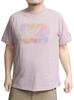 One Colors HONDA Sanrio Short Sleeve T-Shirt, Men's, Plus Size, Super Cub Happy Birthday Print, Crew Neck, Lavender, Size 3L