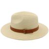 Beach Panama Hat Handmade Oversized Straw Hat Elegant Sun Hat Surprise Gift for Girlfriend for Vacations French Style